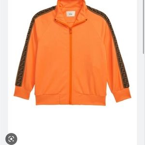 Kids (boys) fendi FF logo tape track jacket size 6